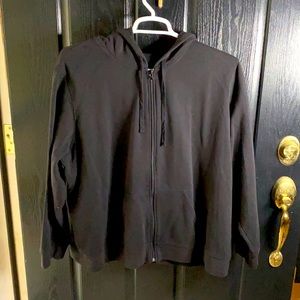 St Johns Bay Active Black Hoodie Full Zip Up